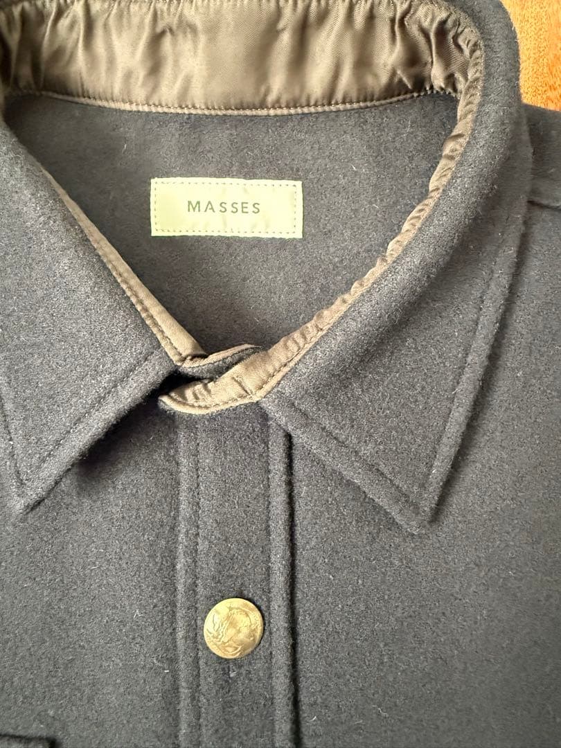 新品 2025AW MASSES MELTON CPO JKT 紺