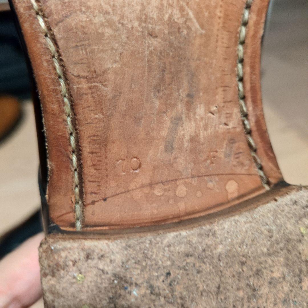 レアモデル　チャーチ　ブラックレザー ビジネスシューズ レースアップ　70F