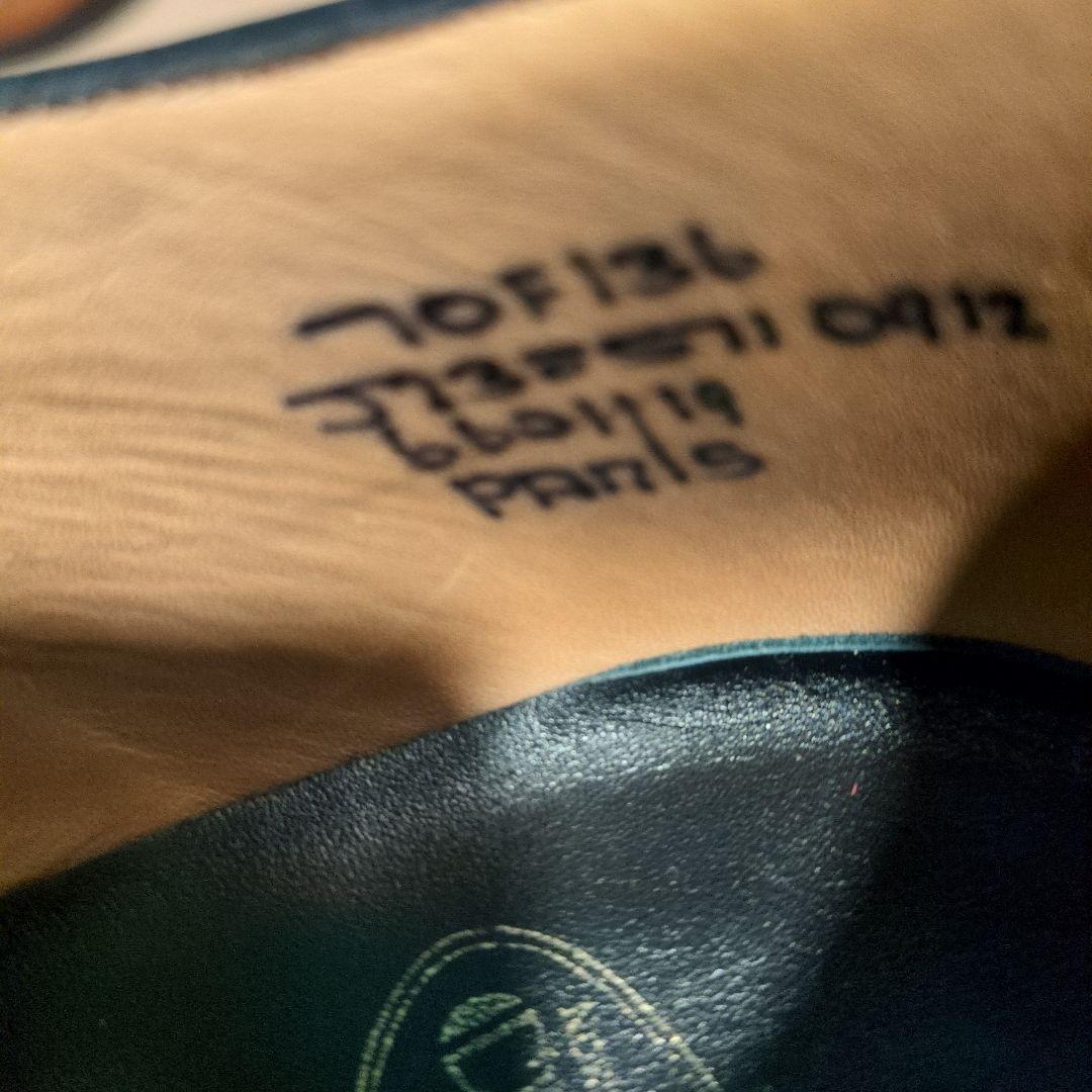 レアモデル　チャーチ　ブラックレザー ビジネスシューズ レースアップ　70F