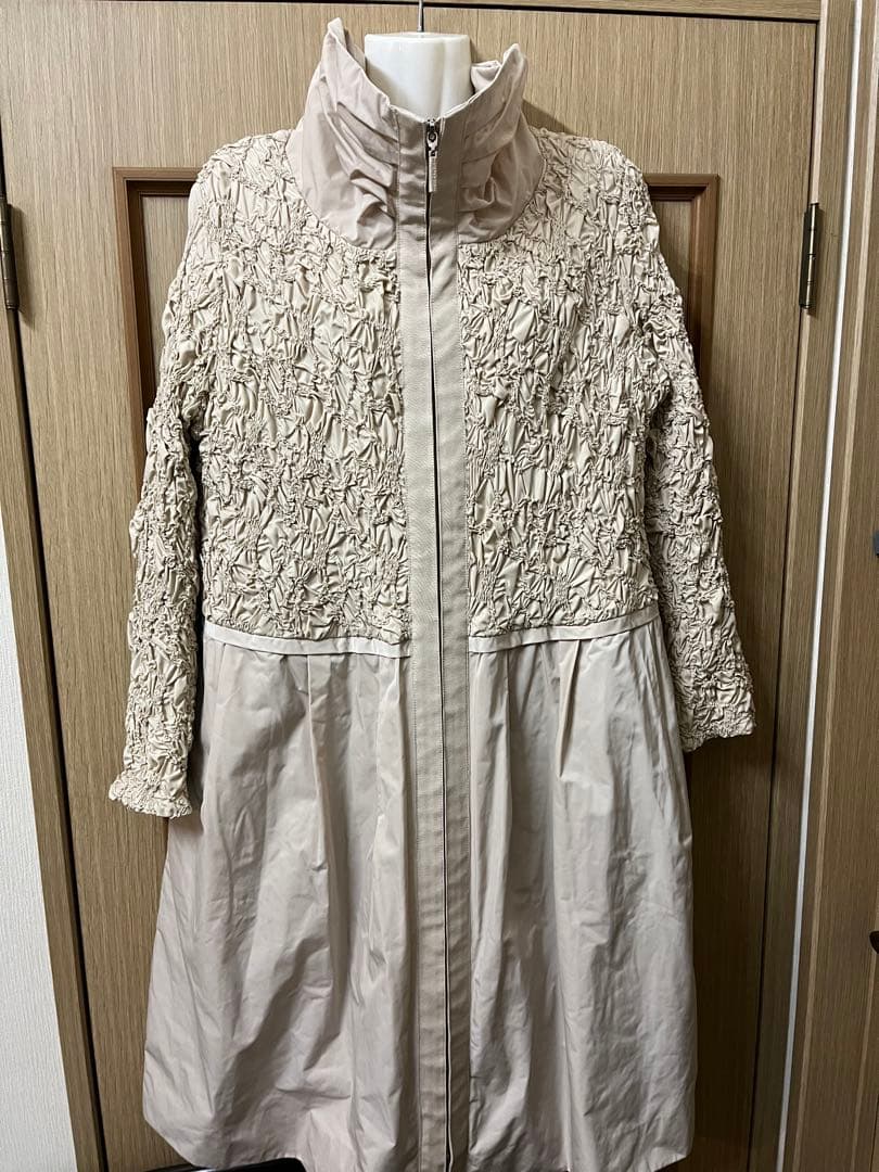 未使用品　コート　ライナー付き　取り外し　ベージュ　13号　ヒロコビス