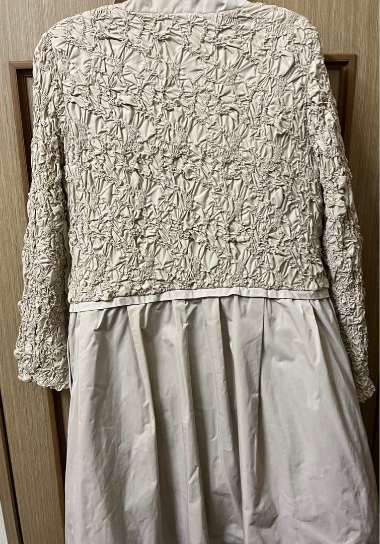 未使用品　コート　ライナー付き　取り外し　ベージュ　13号　ヒロコビス