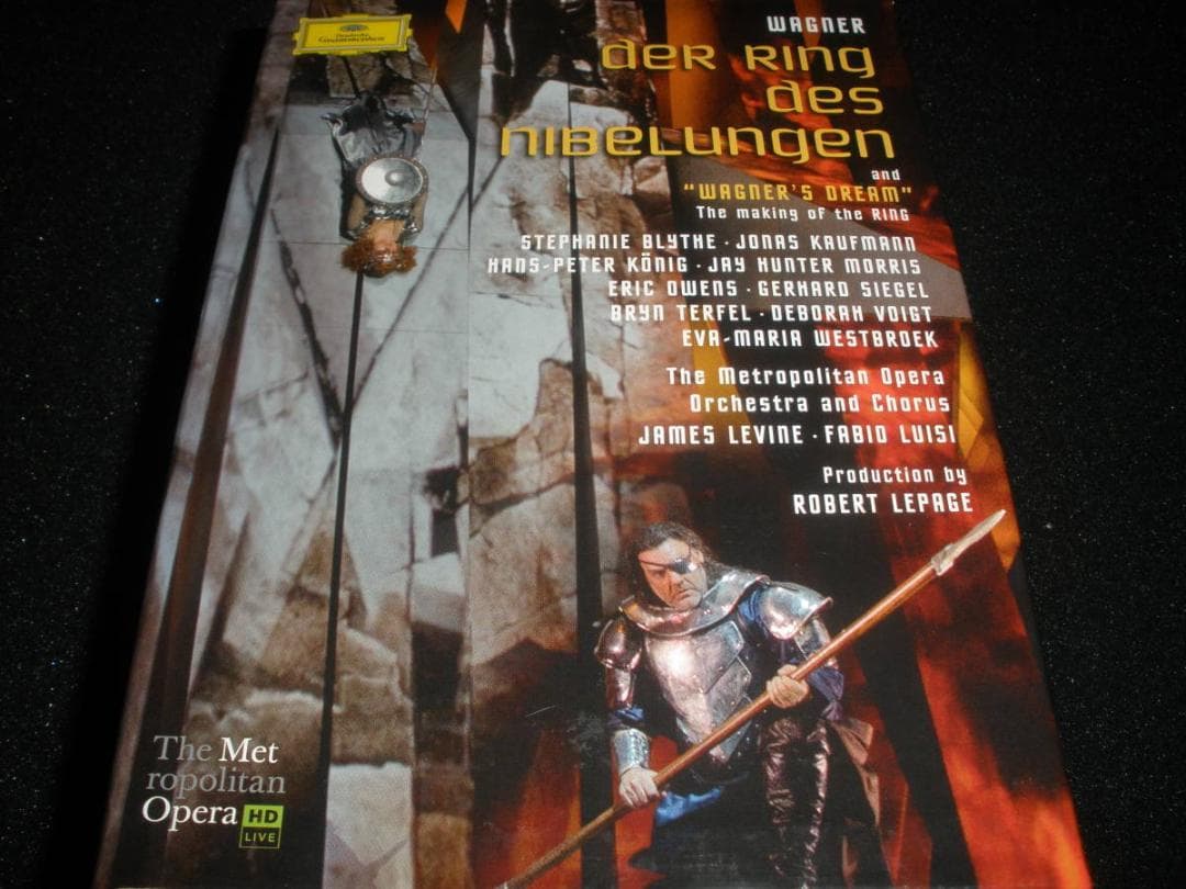 8 DVD ワーグナー ニーベルングの指環 レヴァイン ルパージュ ルイージ