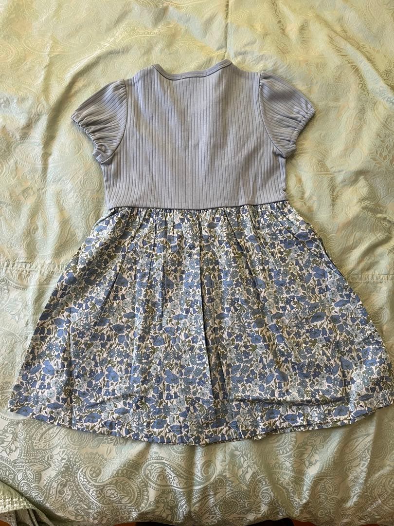 値下げ　タグ付き未使用品　ファミリア　リバティ プリント　ワンピース　120