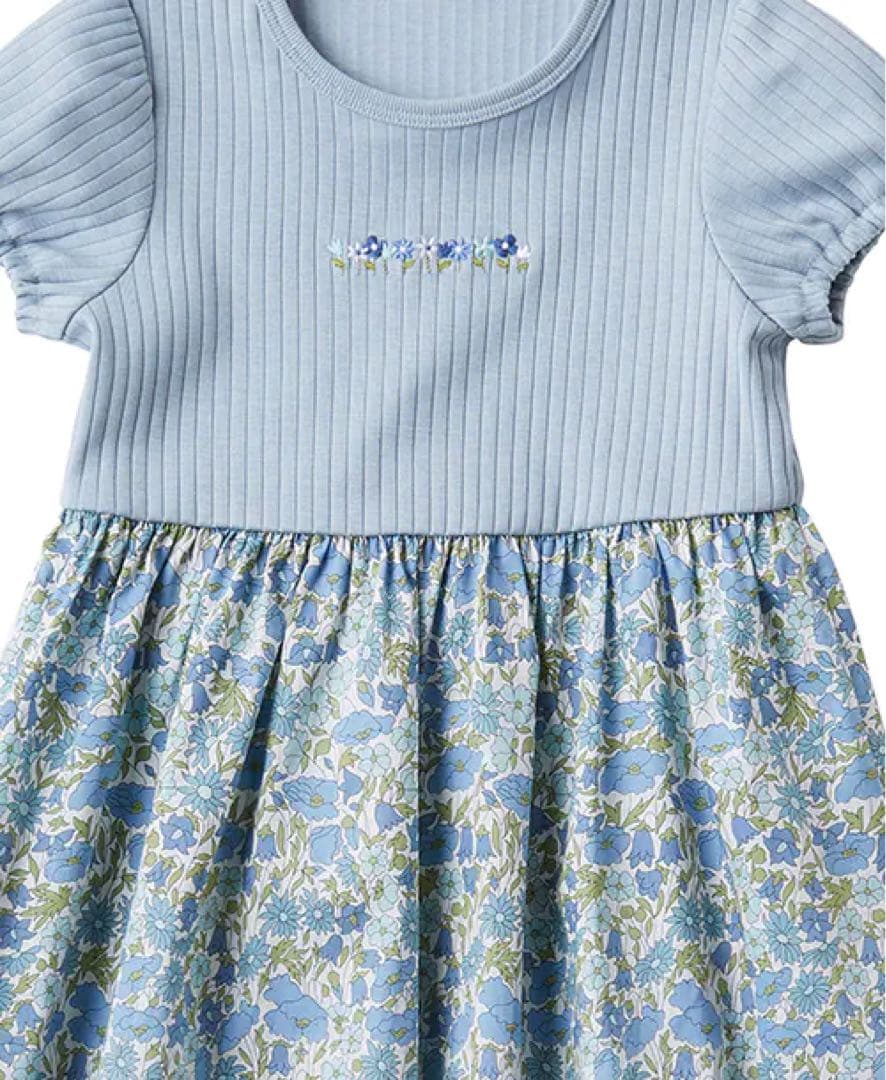 値下げ　タグ付き未使用品　ファミリア　リバティ プリント　ワンピース　120