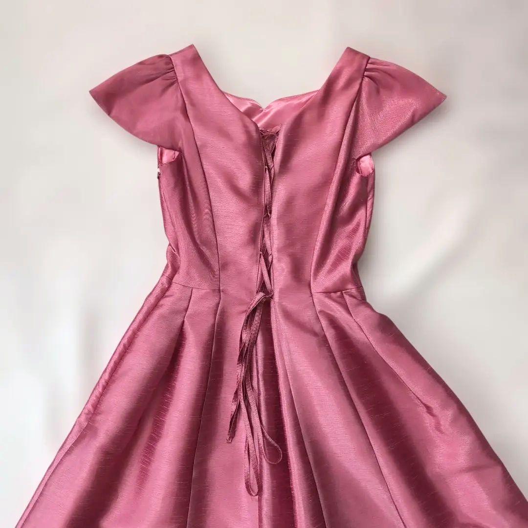 新品 Genet Vivien ジュネビビアン サテン ロングドレス