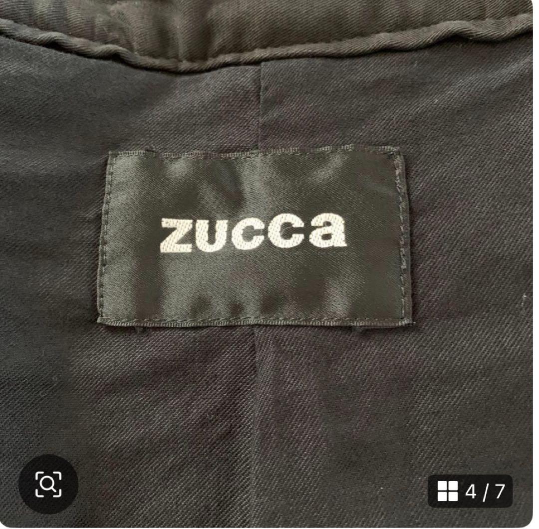 ZUCCA フード付きダブルブレスト　ポンチョコート