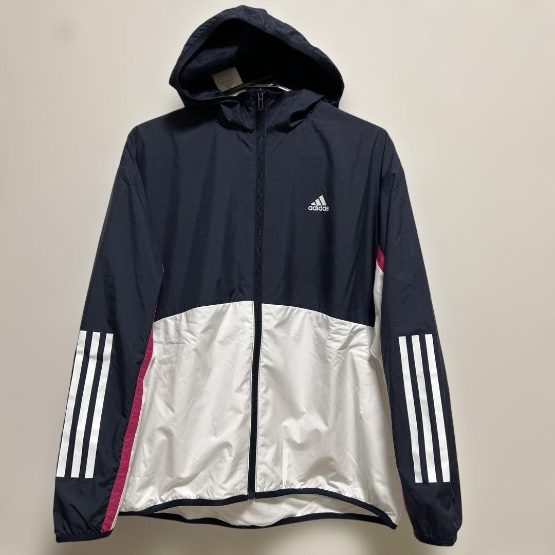 アディダス シャカシャカ　上下セット　裏起毛　XL ウインドブレーカーレディース
