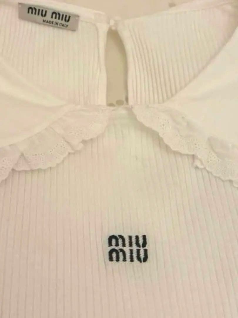 ♡MIUMIU ミュウミュウ♡ 襟付きカットソー