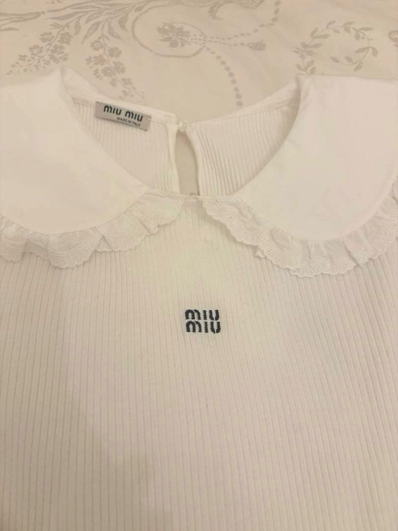 ♡MIUMIU ミュウミュウ♡ 襟付きカットソー