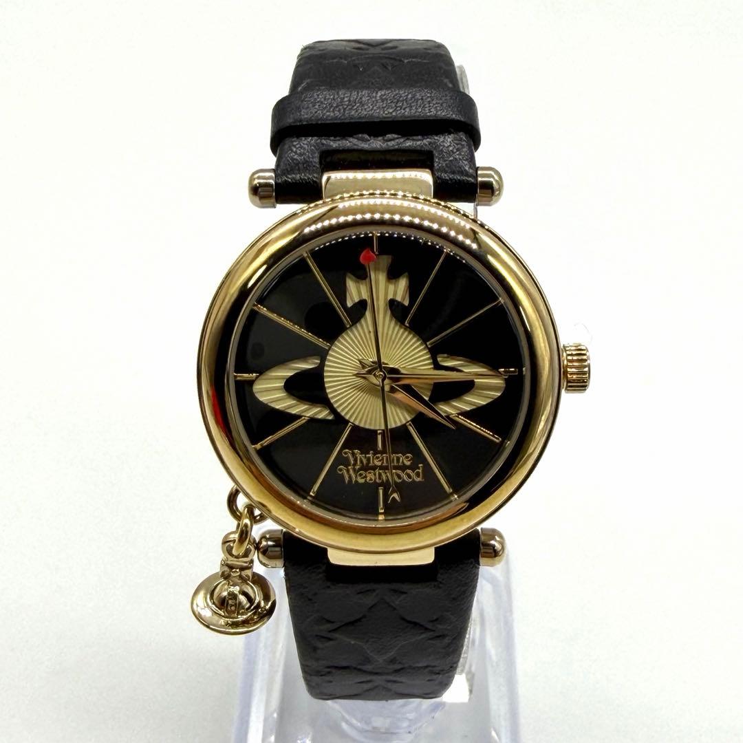 稼働品★ヴィヴィアンウエストウッド レディース 腕時計 クォーツ　オーブチャーム