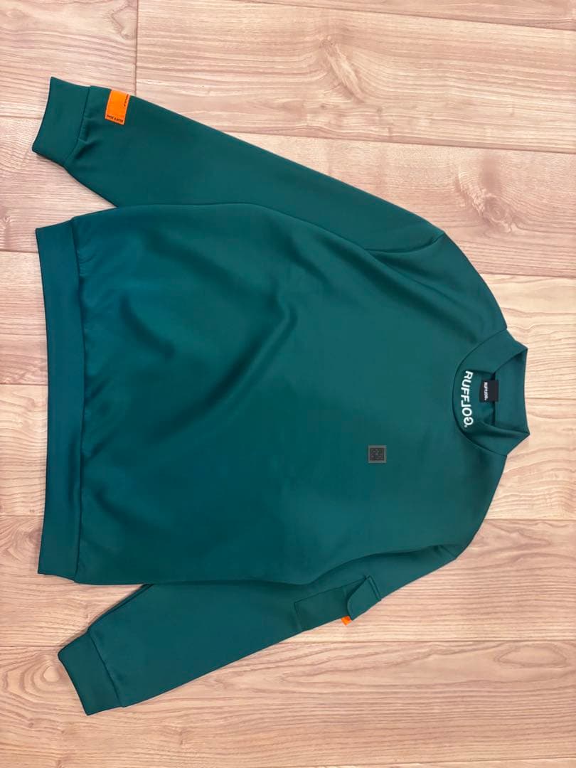 ラフロッグ　バックフレームロゴモックネックシャツ　新品