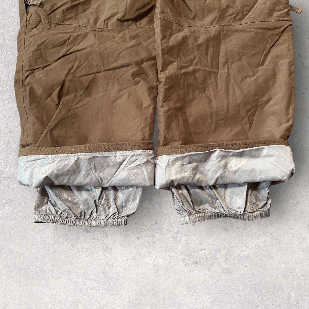 【くびなが】スキー　スノボーパンツ　刺繍ロゴ　茶色　XL ハイベント