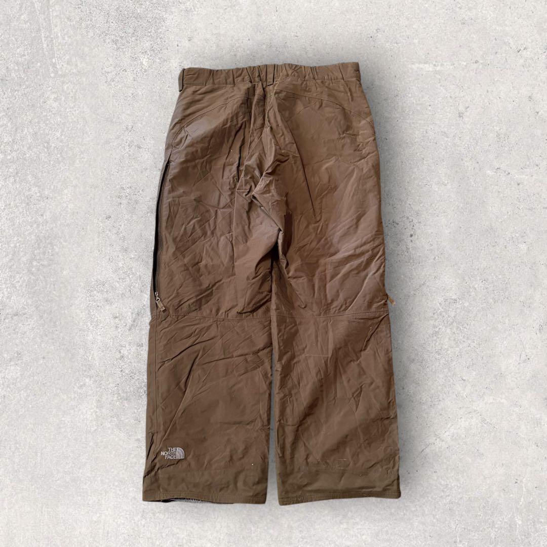 【くびなが】スキー　スノボーパンツ　刺繍ロゴ　茶色　XL ハイベント