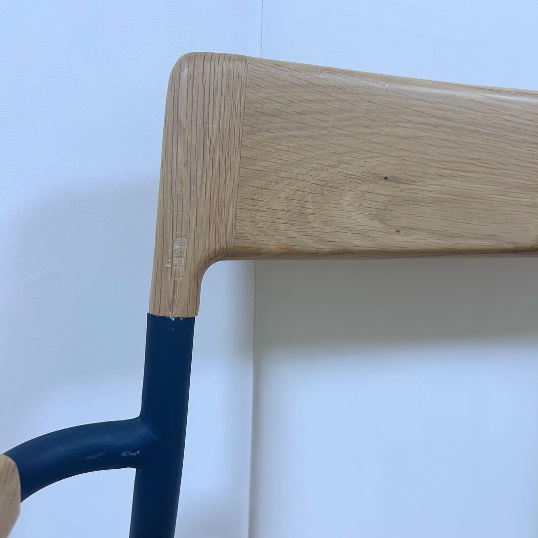 北欧　モリヨシFlo POKKYARMCHAR ナラ材　アーム付　天然木アイアン