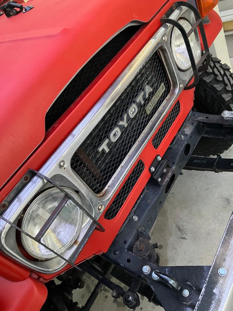 ヘッドライトガード、ランクル40