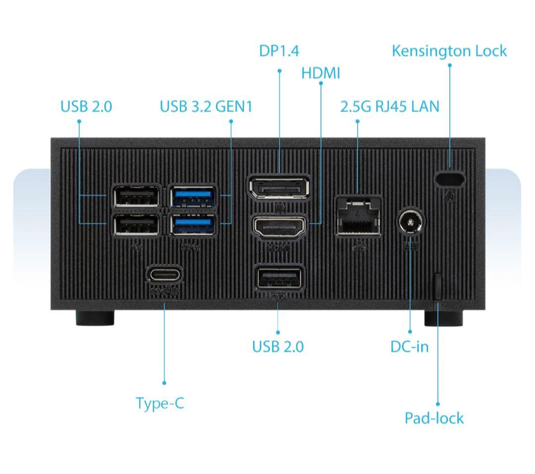 【新品】ASUSミニPC PN42 ファンレス