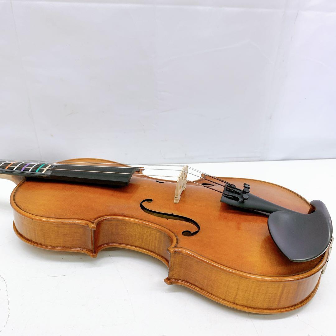 7B9 ニコロサンティNSN60S バイオリン 4/4 美品 弓 ケース 肩当付