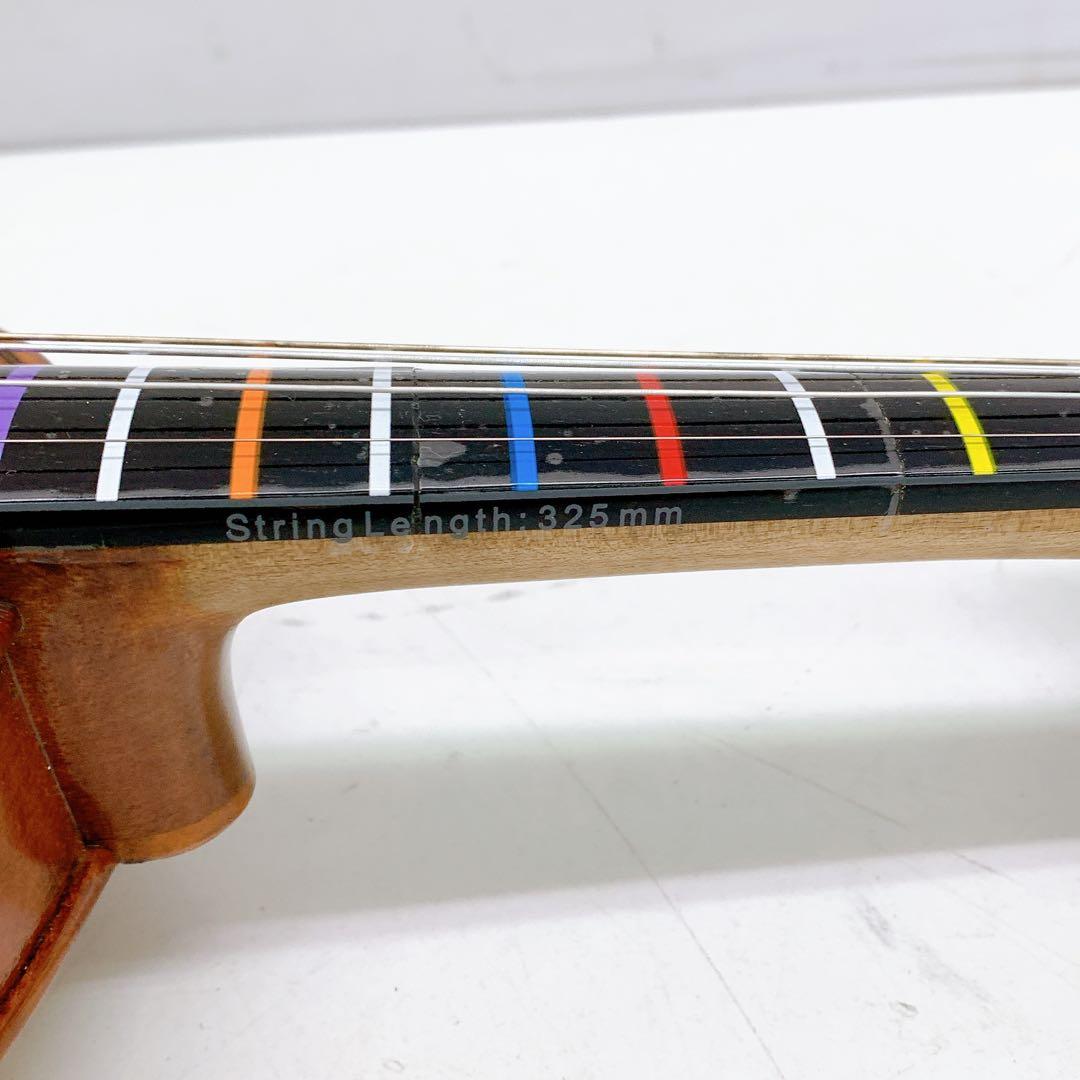 7B9 ニコロサンティNSN60S バイオリン 4/4 美品 弓 ケース 肩当付