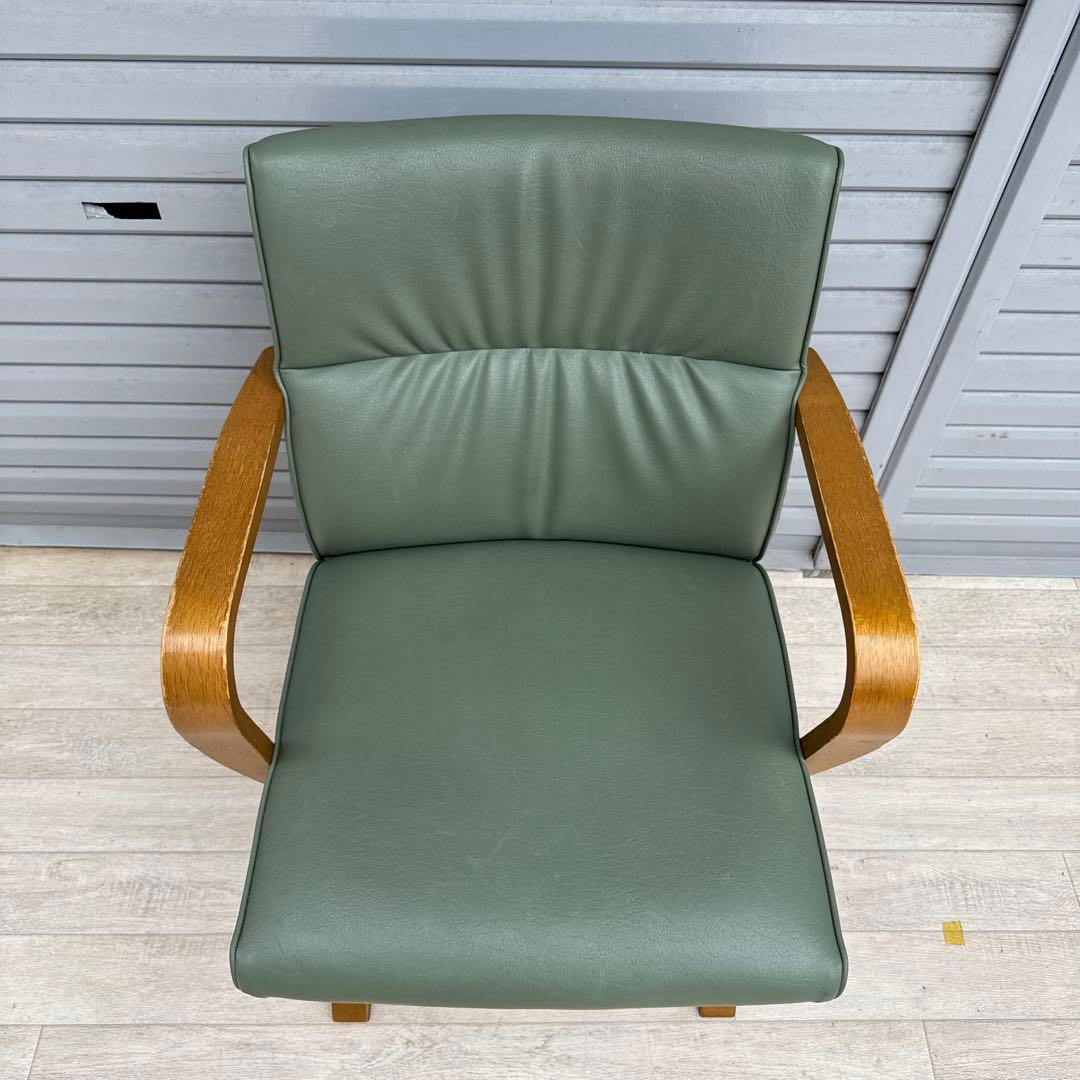 飛騨産業　アームチェア　ダイニングチェア　円空　佐々木敏光 デザイナーズ　④