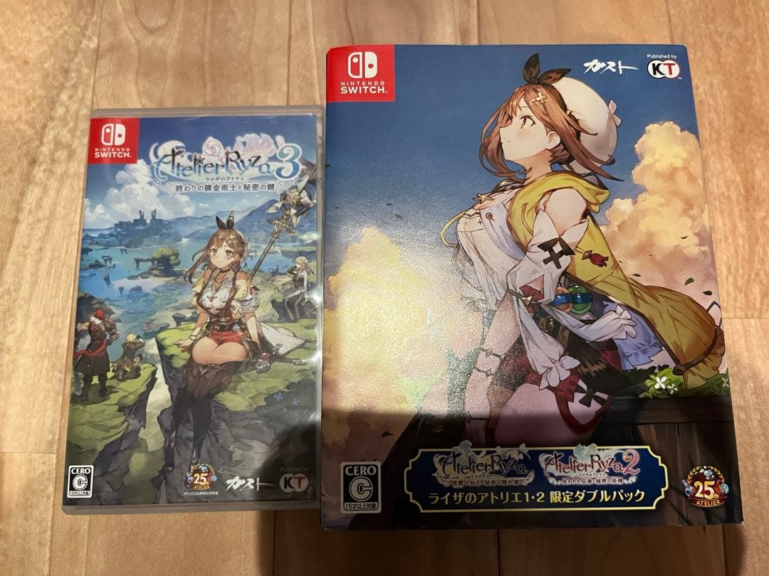 ライザのアトリエ Switchソフト 1 2 3 限定ダブルパック 未開封あり