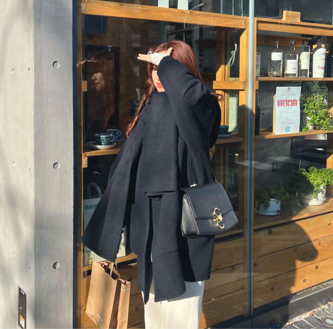 【★⭐︎★】 ETRE TOKYO フーディーストールコクーンコート