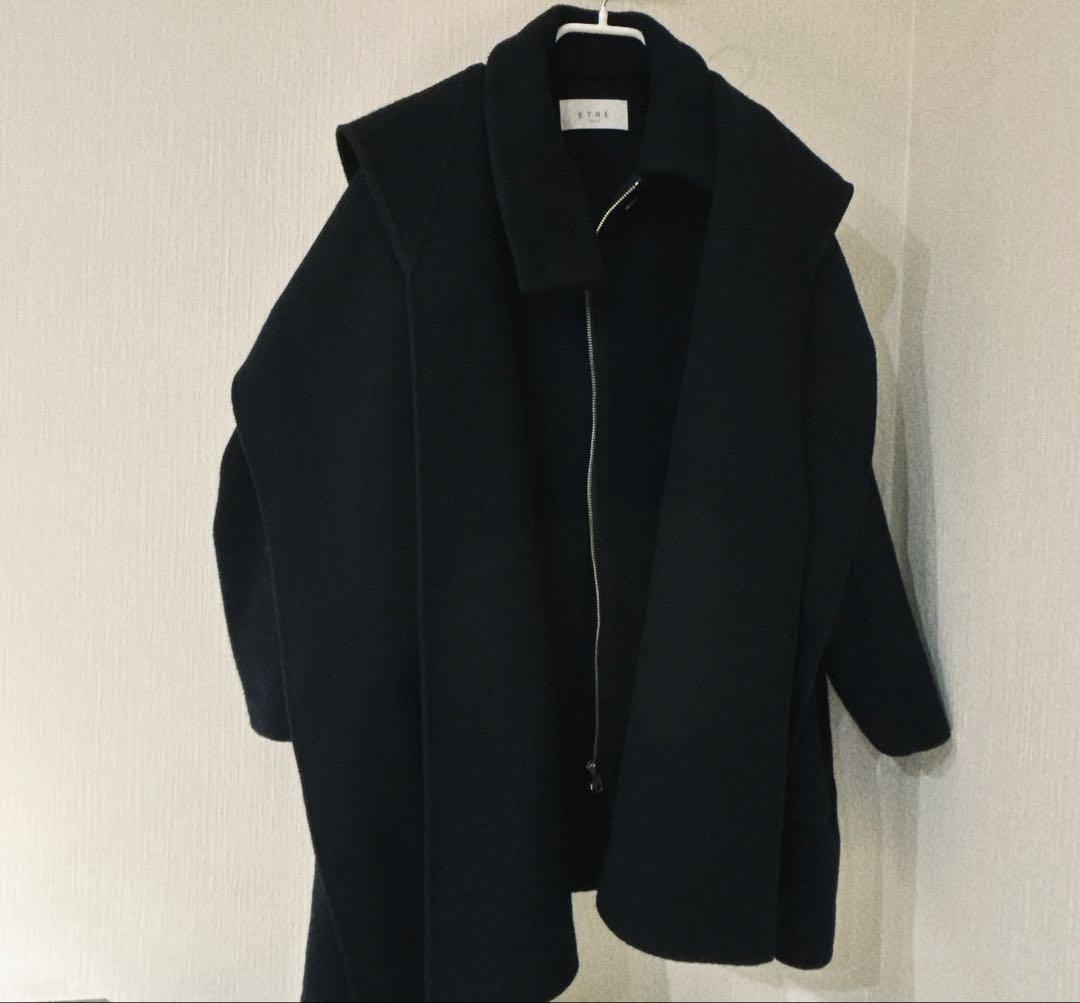 【★⭐︎★】 ETRE TOKYO フーディーストールコクーンコート