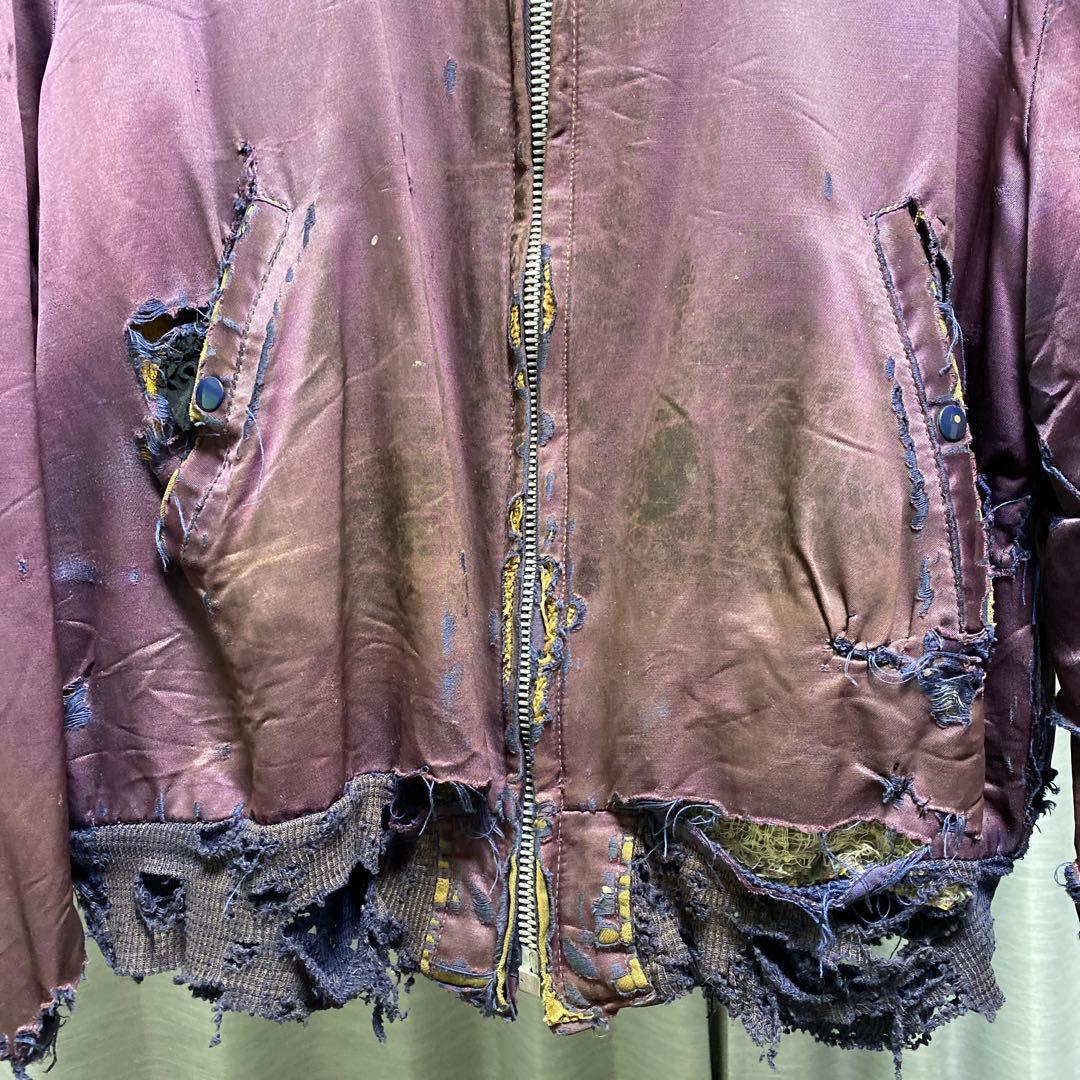 vintage MA-1ジャケット パープル　50s 60s