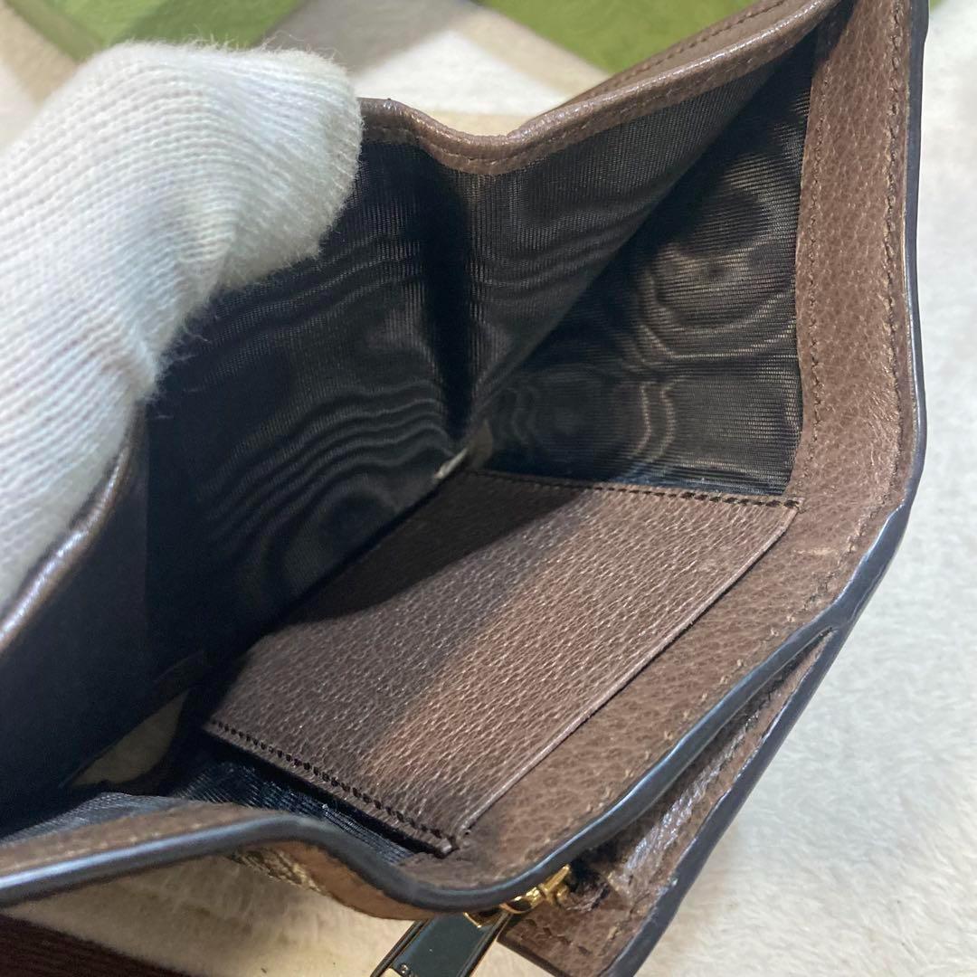 ！極美品！　GUCCI グッチ　PVC 折り財布　コンパクト　ケース