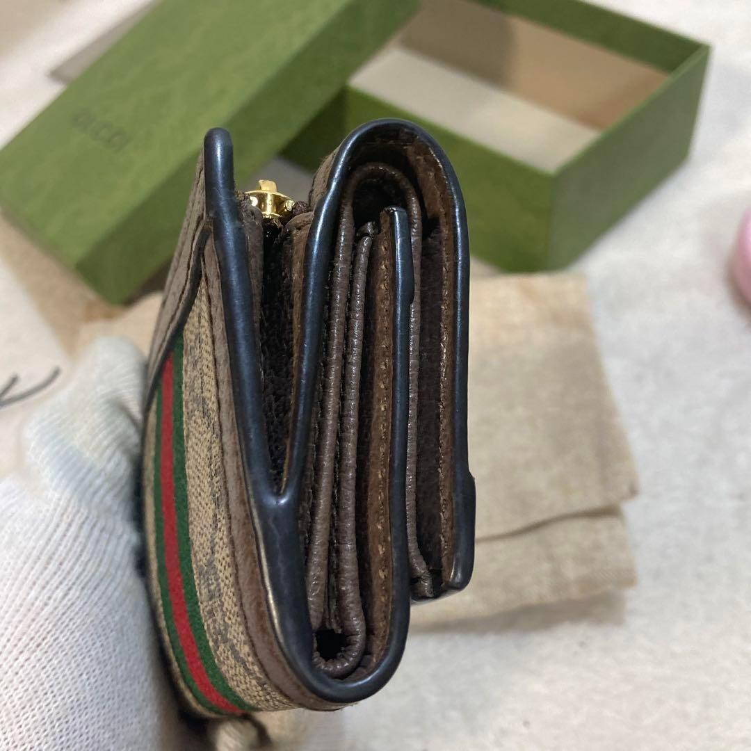 ！極美品！　GUCCI グッチ　PVC 折り財布　コンパクト　ケース