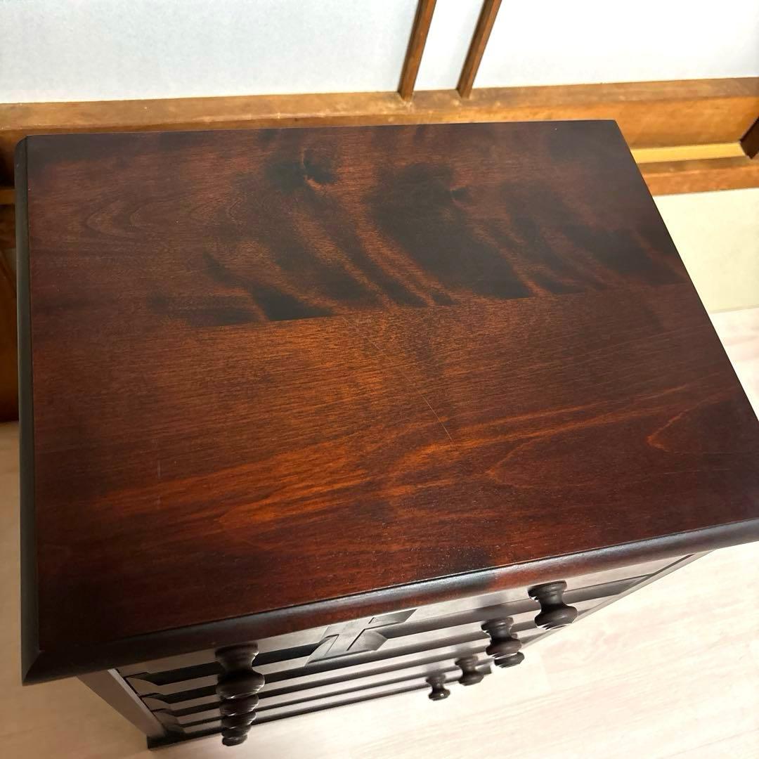 【美品】北海道民芸家具 サイドチェスト アンティーク