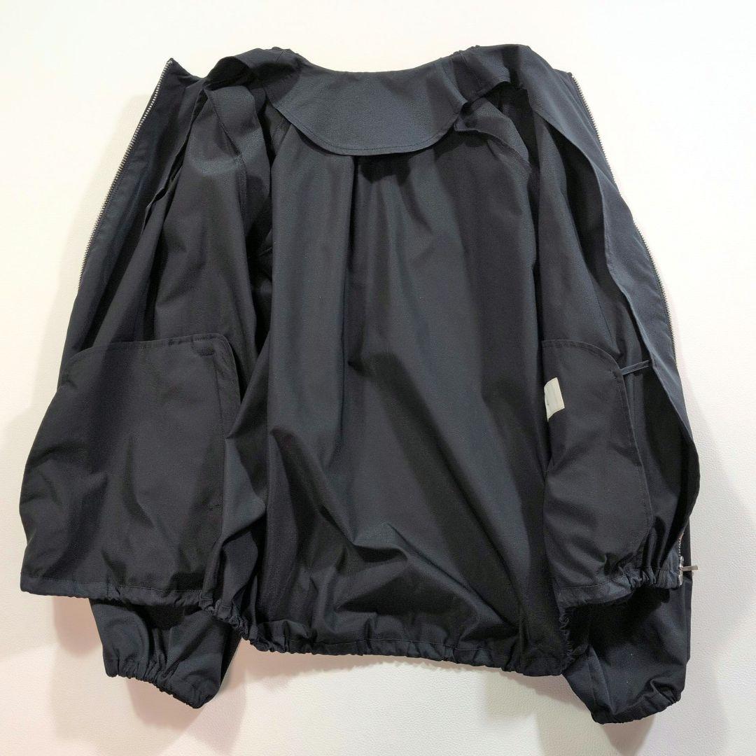 洗える soeju 近年モデル　リモンタブルゾン　ノーカラー　ダブルジップ