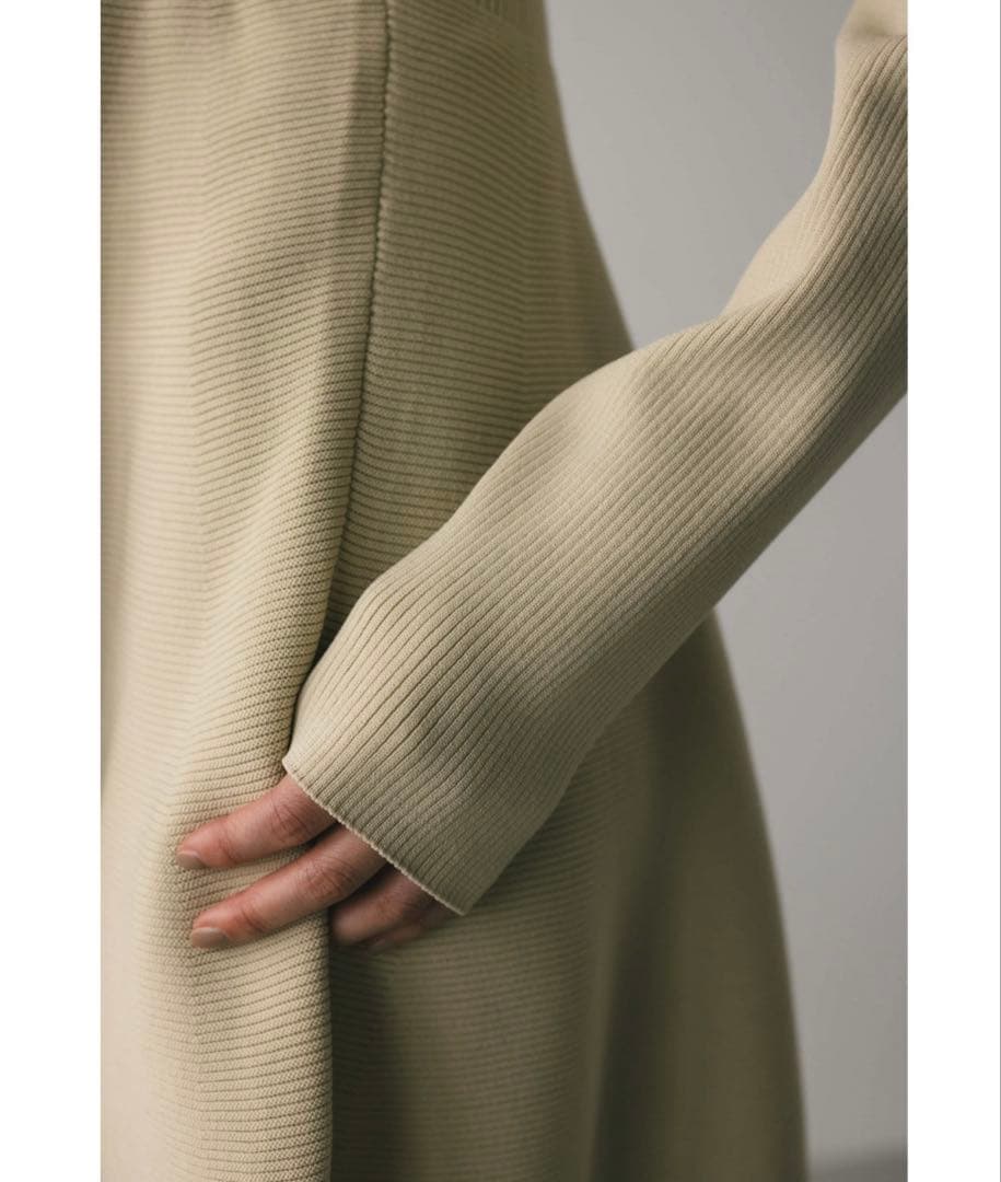 Y*◆様 スタイルミキサー　フォルムポロニットワンピース　Sサイズ　ネイビー