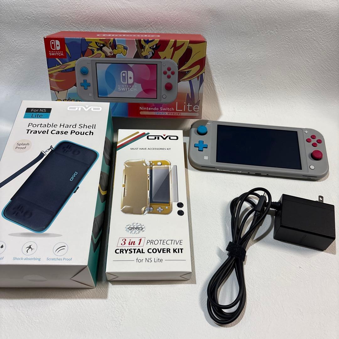 美品 Nintendo Switch Lite ポケモン ザシアンザマゼンタ
