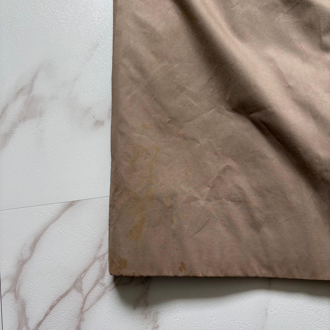 美品◆着丈112 バーバリー ライナー ベルト付 トレンチコート マキシ