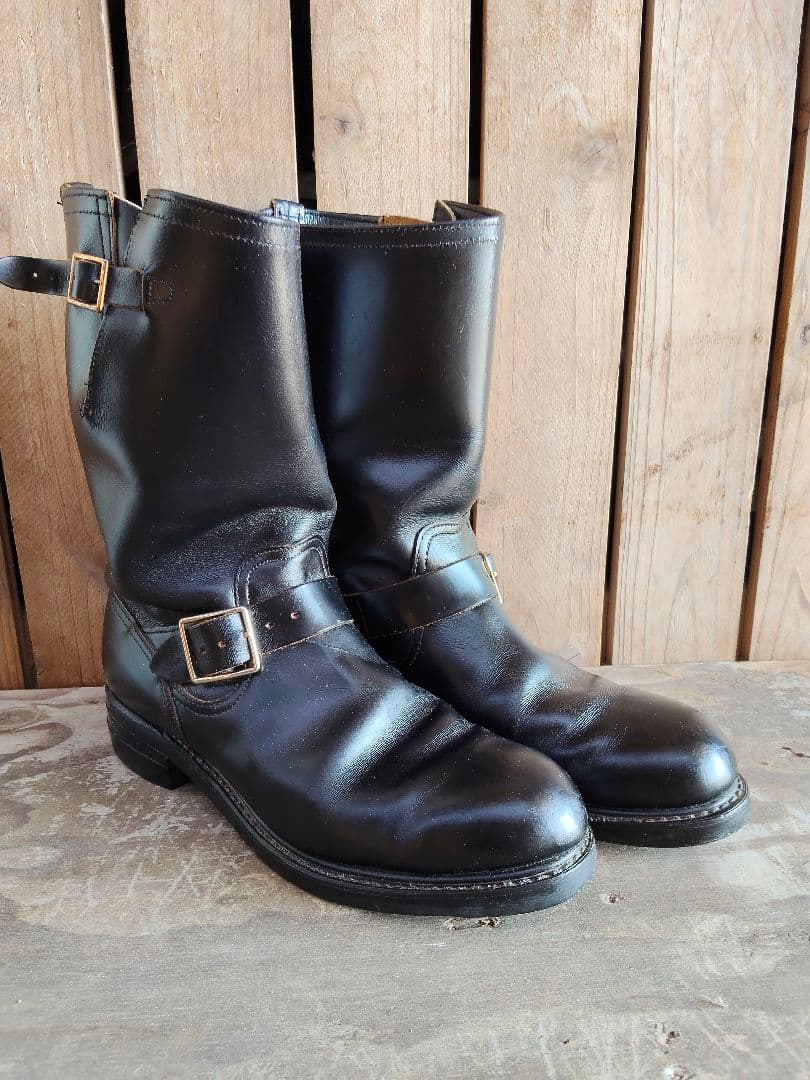 希少 hy-test pt83 ビンテージ エンジニアブーツ us8.5 茶芯