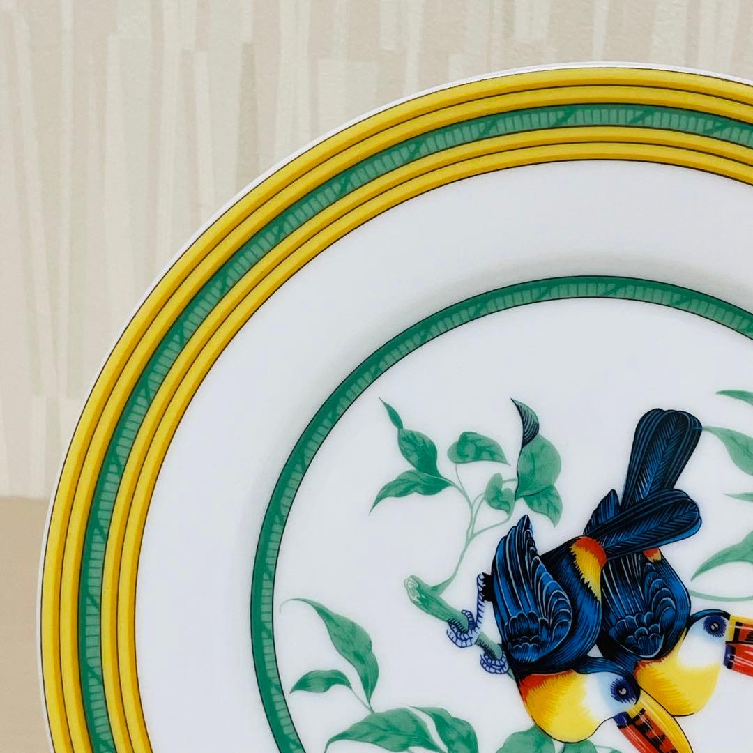 HERMES エルメス Toucans トゥカン 皿 プレート 直径19cm