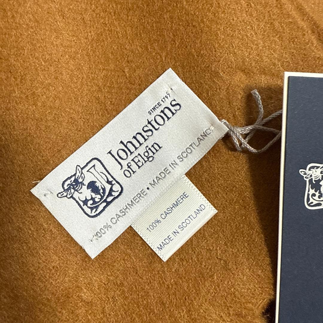 新品タグ付大判Johnstons of Elginカシミヤストールジョンストンズ