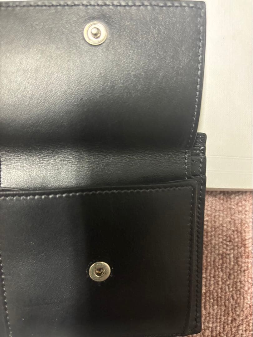 CELINE バイフォールドウォレット/グレインドカーフスキン