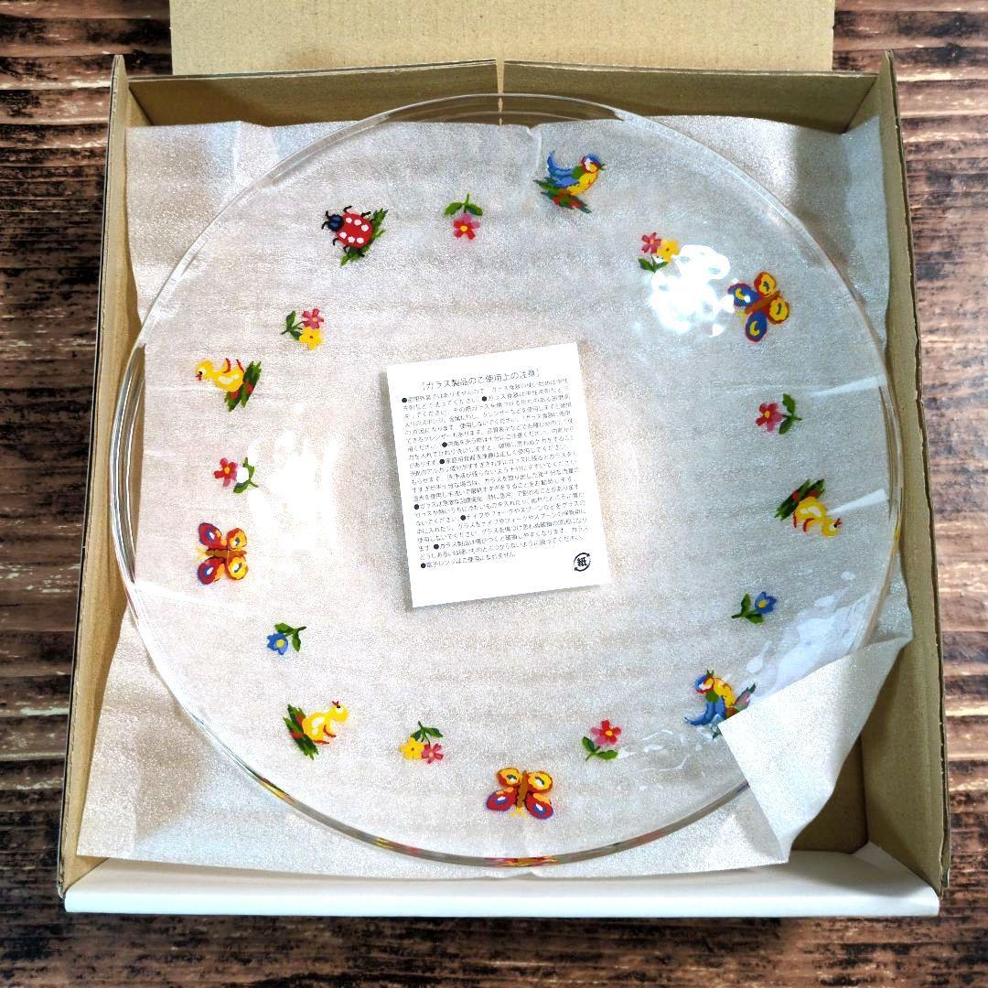 【完売品】フェイラー　ガラス皿　2枚セット　ハイジ