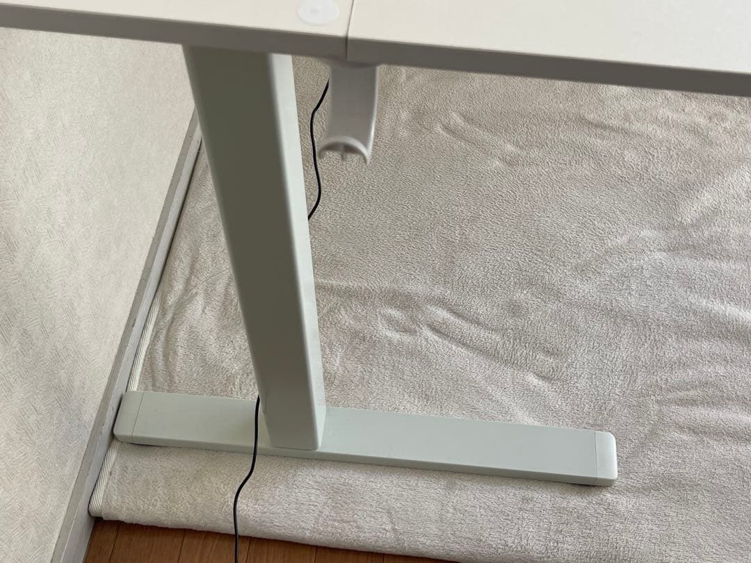 電動昇降デスク　デュアル引き出し パソコンデスク