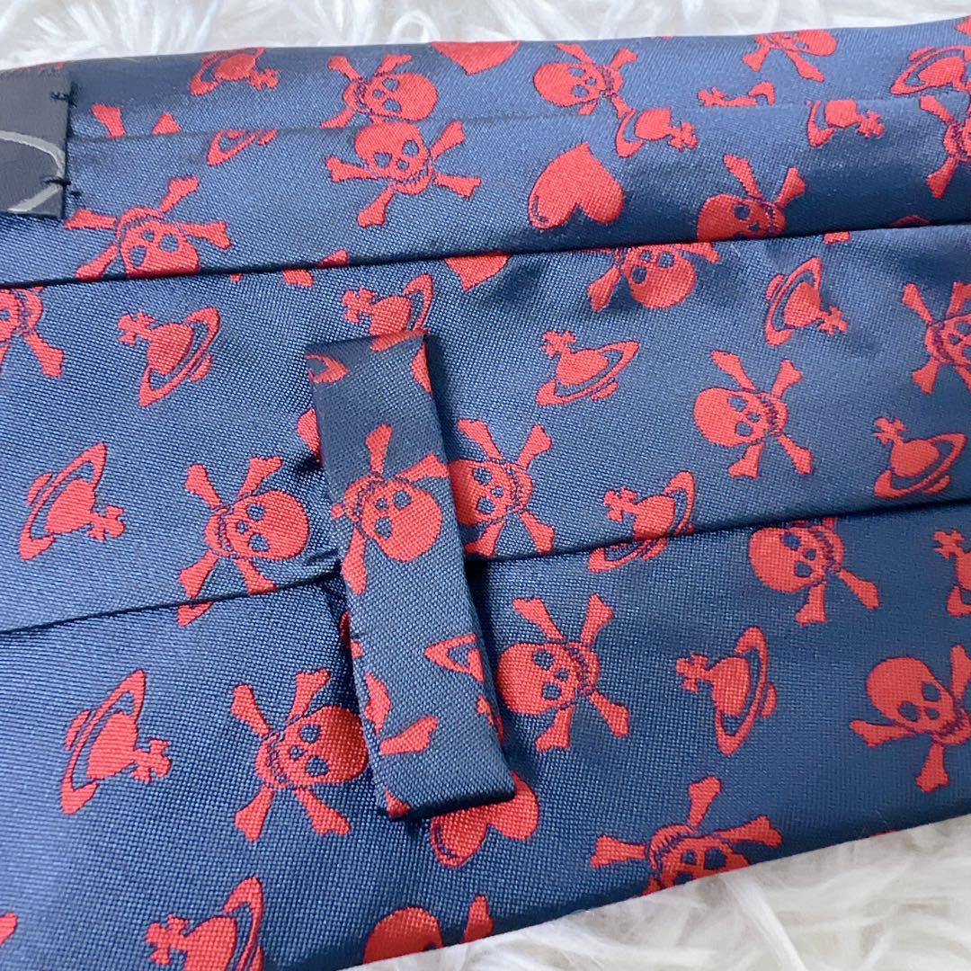 Vivienne Westwood ドクロ柄 ネクタイ イタリア製 オーブ