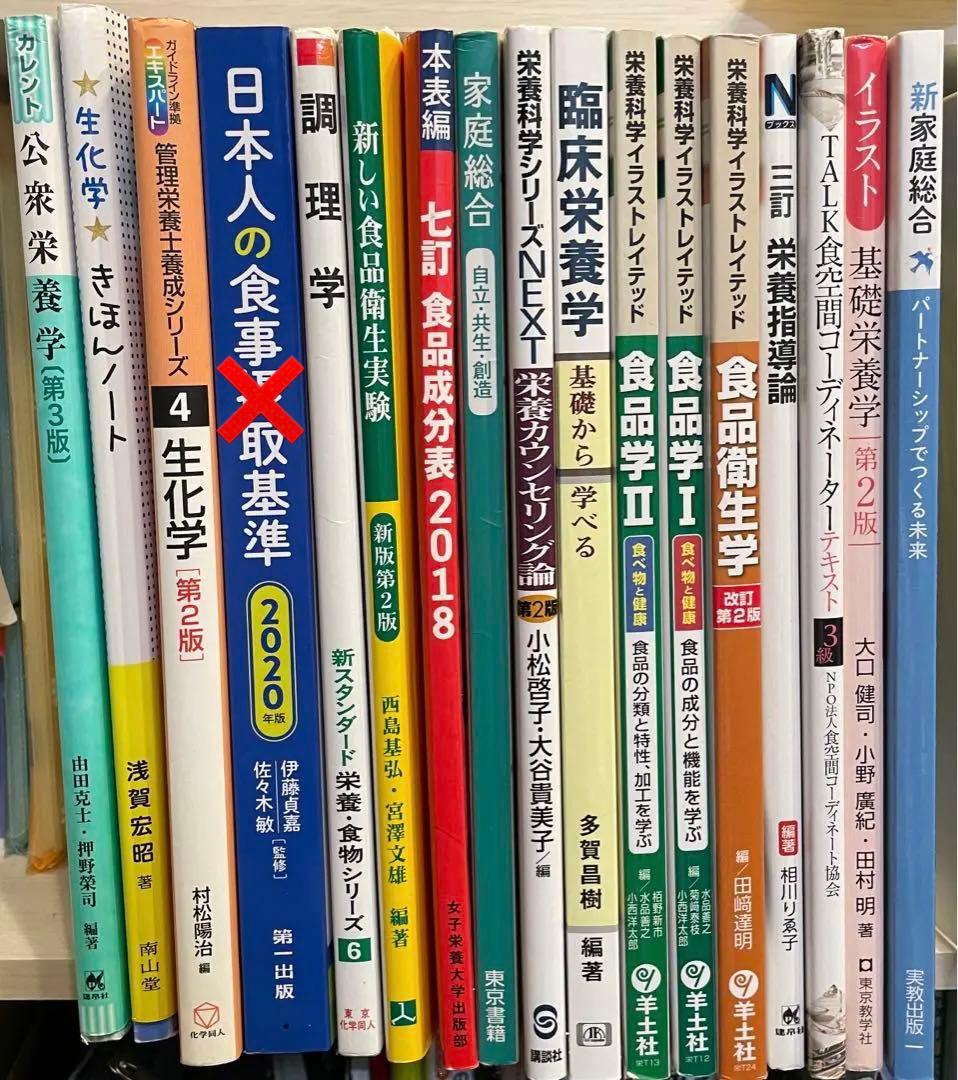 栄養系 参考書 *17冊*