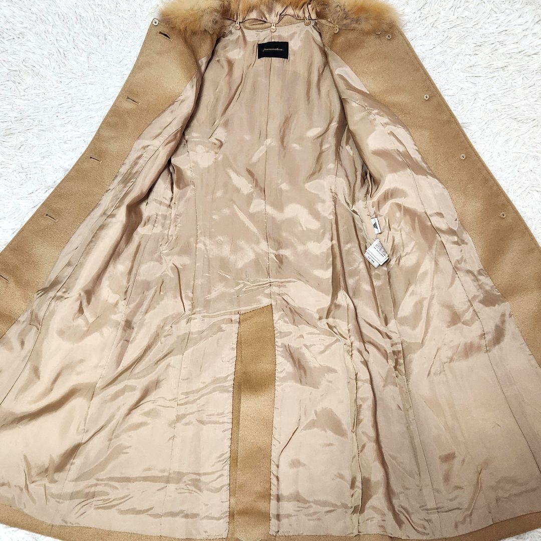 ✨未使用✨カシミヤ100%✨primnation❣️ロングコート　M　ベージュ