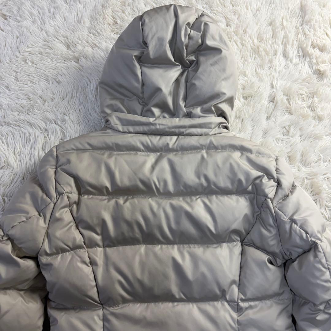 マックスアンドコー XL ロングコート 42 グレー系 フード付き