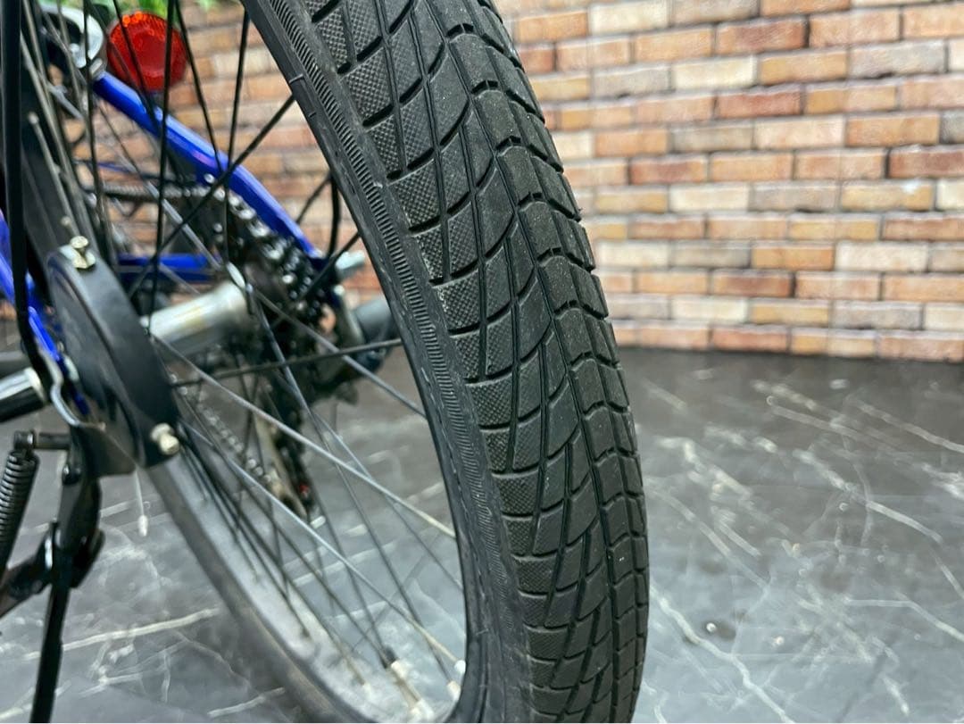 引き取り価格【67】子供用自転車 子供車 TWIN GATE ブルー 22インチ