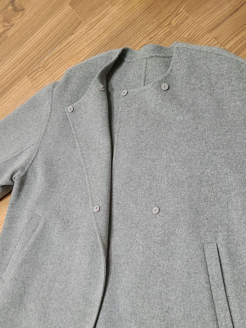 SLOBE IENA HAMILTONダブルフェイスウールショートコクーンコート