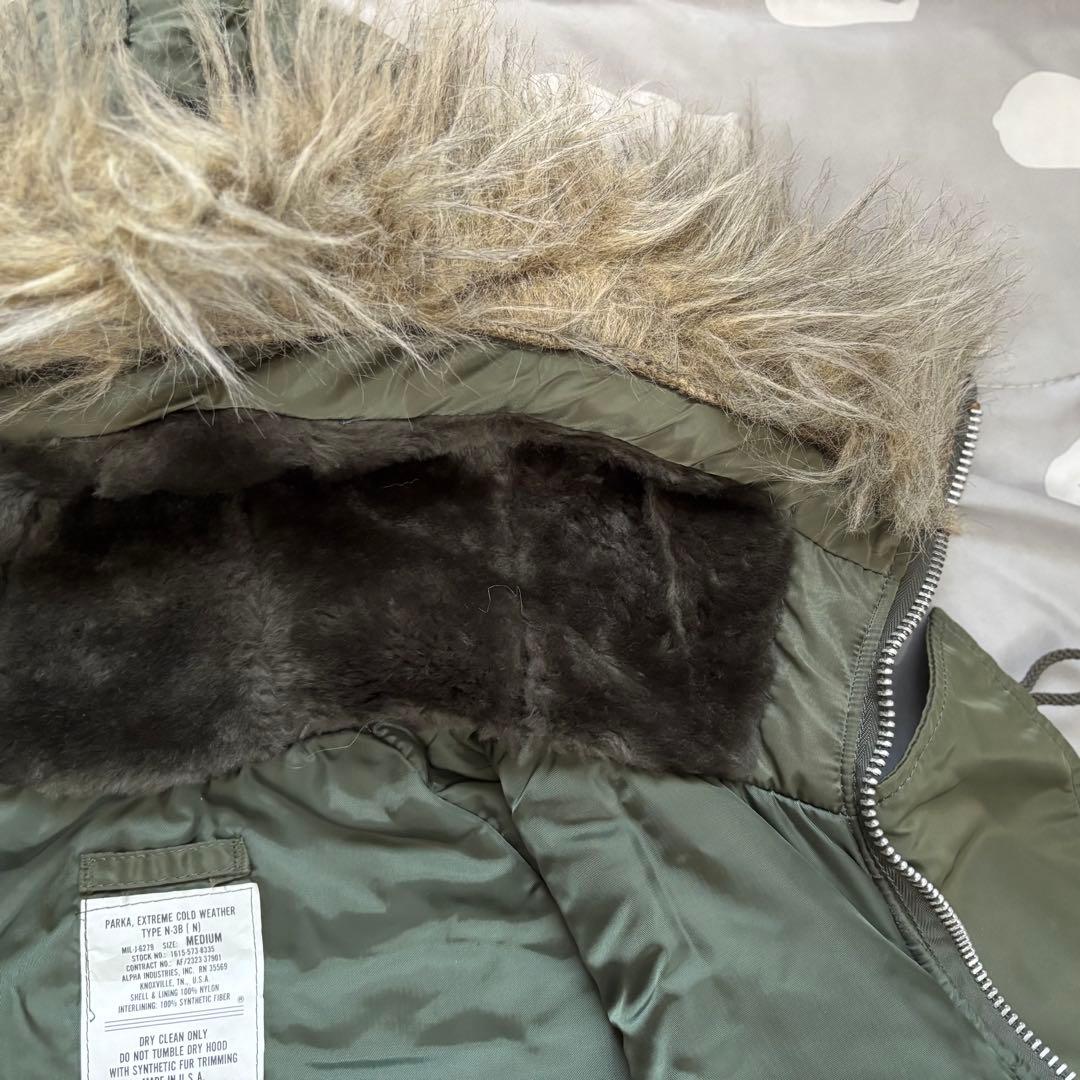 【新品未使用保管品】90s USA製 ALPHA N-3B ミリタリージャケット
