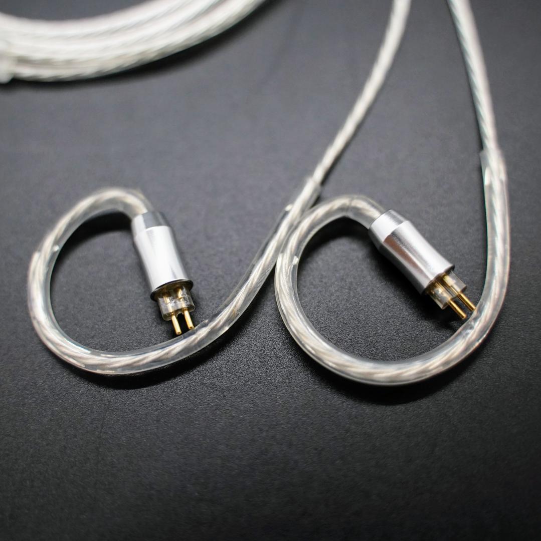 最高峰7N 超冷凍製単結晶銅銀メッキ！最高スペックリケーブル4.4mm/2pin