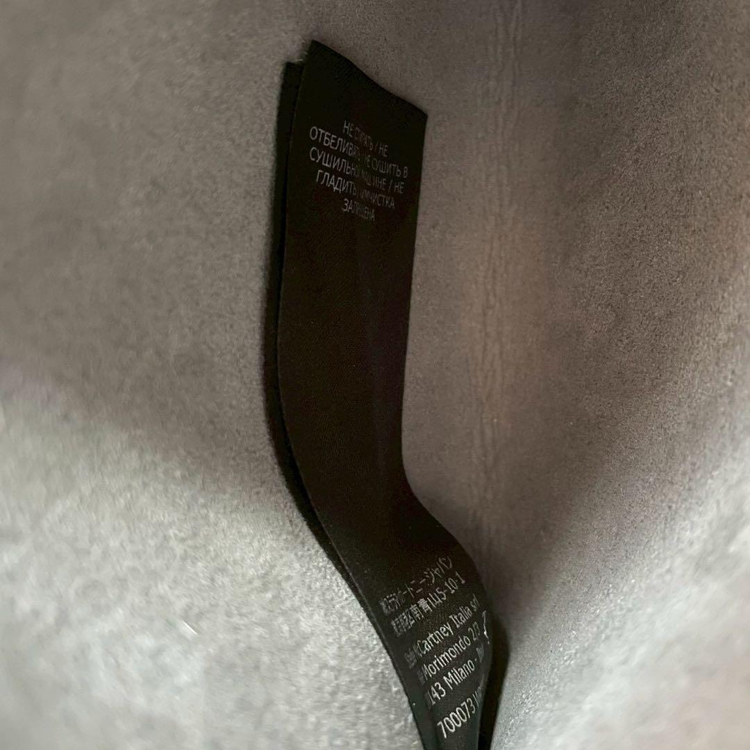 極美品 ステラマッカートニー ロゴ ショルダーバッグ ホワイト クロスボディ