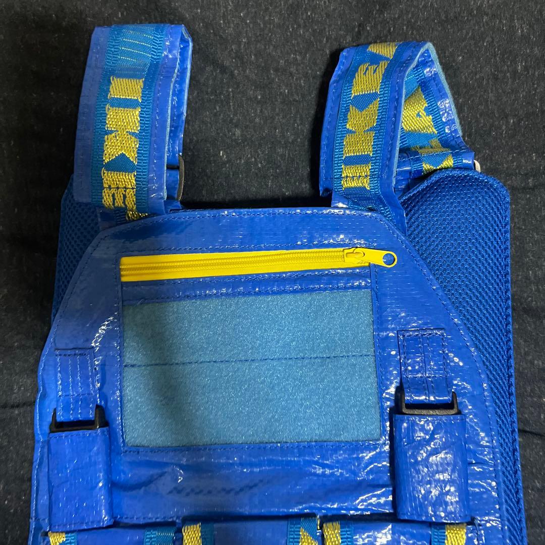 IKEA サバゲー用プレートキャリア 青